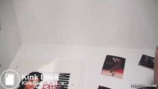 Chubby Blonde Pooping