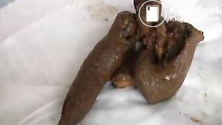 girl taking a dump