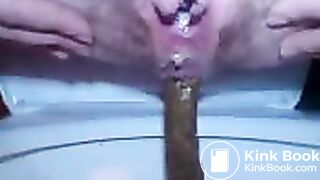 poop and discharge