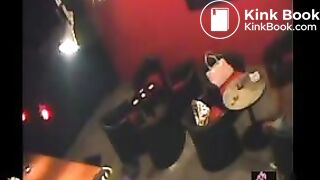 Asian girls puking in a bar
