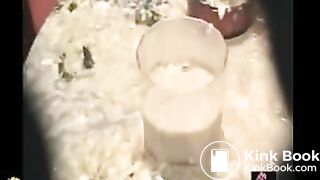 Asian girls puking in a bar