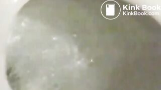 girl taking a dump