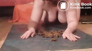 SHE EATS HER SHIT