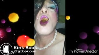 scatqueenleila eat kaviar