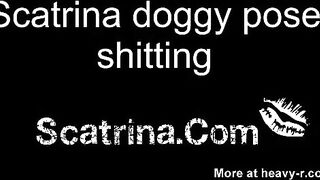 Doggy Pose Shitting