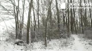 BBW SHITS IN SNOW