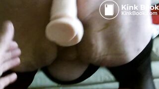 10in dildo messy scat fuck