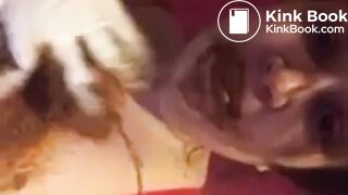 Scat BBWendi eats and smears tits with her scat
