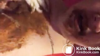 Scat BBWendi eats and smears tits with her scat