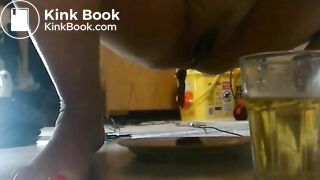 Dirty Housewife Pissing and Shitting