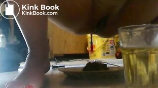 Dirty Housewife Pissing and Shitting