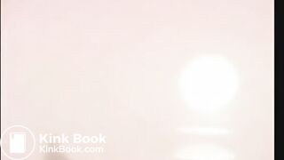 Beautiful girl taking big shit