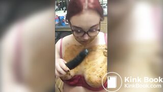 Scat eating and piss drinking by BBWendi