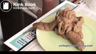 Ebony Hottie Shits On Plate