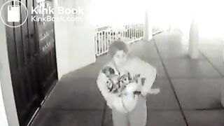 VS Women shitting in public - caught on surveillance cam