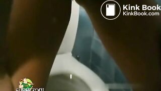 Girl Taking A Dump