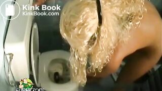 Girl Taking A Dump