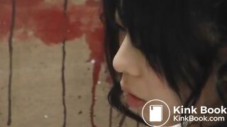 Lunch break in the toilet