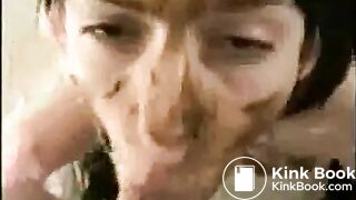 Brunette Smeared 1wmv