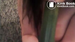 Sucking Scat Off A Cucumber