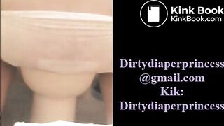 Panty pooping Diaper pooping Krissy xoxo