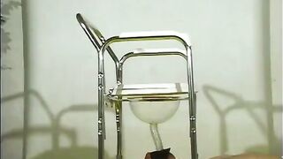 hard toilet chair for slave