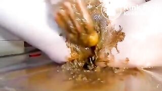 BBW Scat Self Fisting