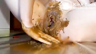 BBW Scat Self Fisting