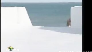Asian Lady Pooping In Public