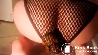 Forced Panty Poop Handcuffed MILF Slave