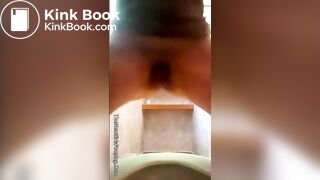 Close up pooping