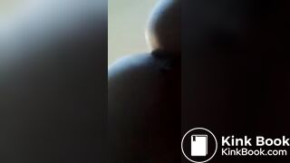 me eating my gfs shit