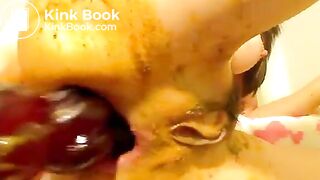 amazing scat gape toying