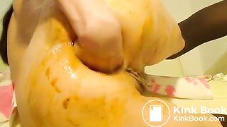 amazing scat gape toying