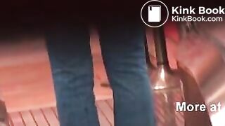 Plastic Wrap Prank On Toilet