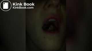 My girlfriend swallows shit from ass