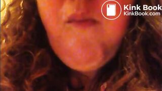 BBW redhead shiteater