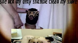 she lick my shithole clean suck cock she shit