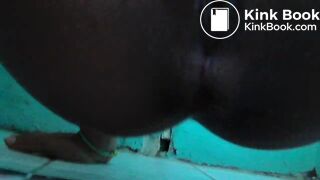 Poop on floor