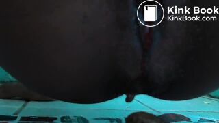 Poop on floor