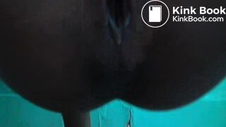 Poop on floor