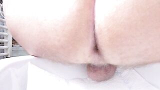 100327 farting and fat bidet shit