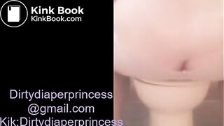 Panty pooping Diaper pooping Krissy xoxo