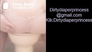 Panty pooping Diaper pooping Krissy xoxo