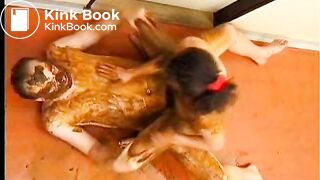 Scat Smeared Cowgirl Fucking