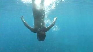 Underwater poop and fist