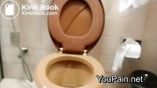 Girl Shitting On The Toilet