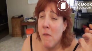 Mature Wife Eating Own Shit