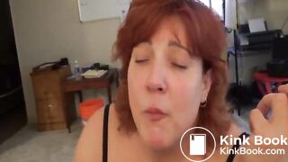 Mature Wife Eating Own Shit