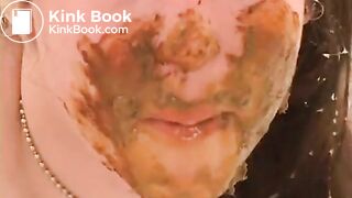 Girl Eating Shit From Ass